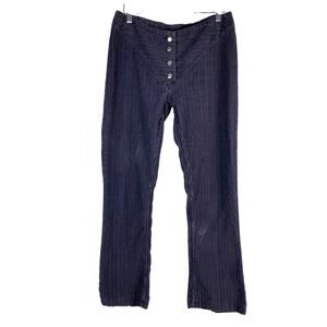 Vivian Westwood Women's Size 8 Gray Corduroy Flare Pants Made in Italy